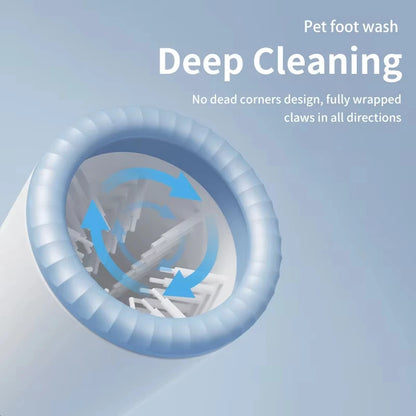 Pet Foot Washing Machine Electric Pet Paw Cleaner Automatic Dog Quick Cleaner Pet Paw Portable Low Noise Waterproof Foot Cup